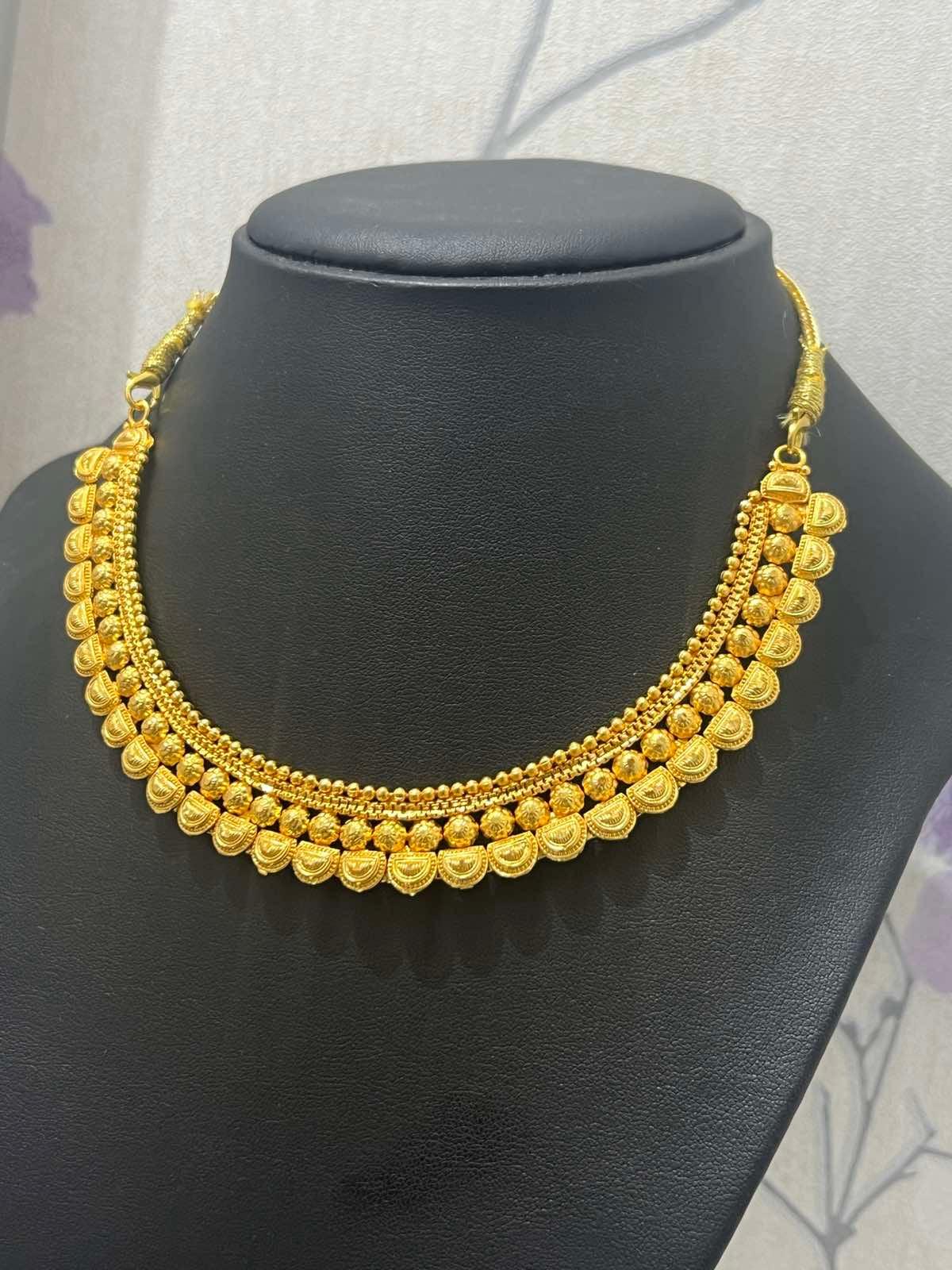 Necklace set 24k « Panchakanya Jewellers